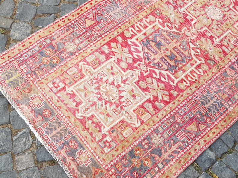 Turkish Rug Animal Pattern Rug Antique Rug Antique Rug , Vintage Rug