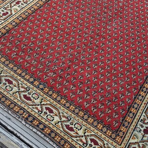 Turkisk matta Handvävd ull Vintagematta Vintage Boho Orientalisk matta (21,5 x 1,7 m) Persisk matta Antik matta Area Matta Golvmatta Orientalisk bild 20