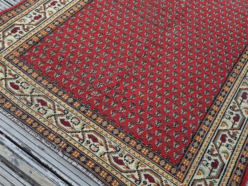 Turkisk matta Handvävd ull Vintagematta Vintage Boho Orientalisk matta (21,5 x 1,7 m) Persisk matta Antik matta Area Matta Golvmatta Orientalisk bild 20