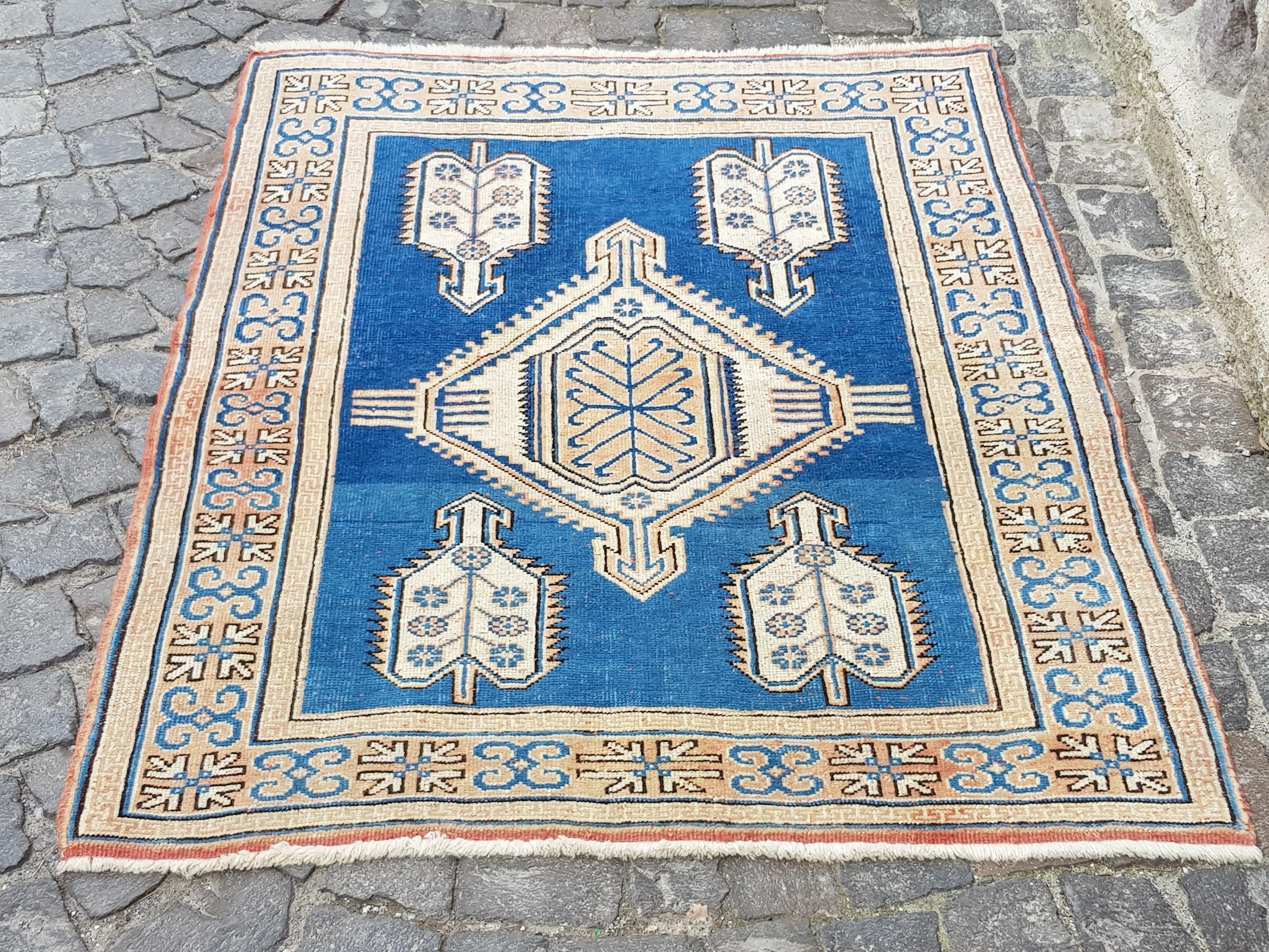 Vintage Turkish Rug - Etsy