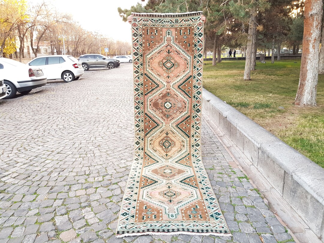 Olive Rug Handcrafted Vintage Large Rug Turkish Rug Oushak Rug Large ...