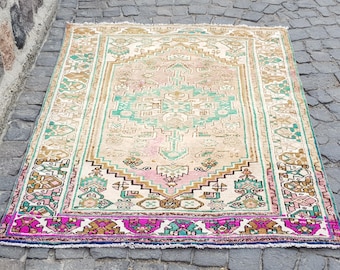 ヴィンテージラグ ビンテージラグ ラグ 6x9 ヴィンテージ ラグ、ベージュ ブラウン ヴィンテージ ラグ、6x9