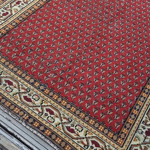 Turkisk matta Handvävd ull Vintagematta Vintage Boho Orientalisk matta (21,5 x 1,7 m) Persisk matta Antik matta Area Matta Golvmatta Orientalisk bild 9