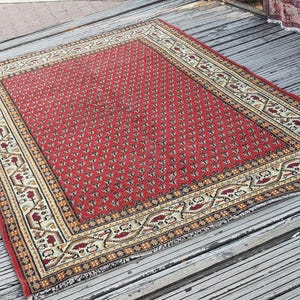 Turkisk matta Handvävd ull Vintagematta Vintage Boho Orientalisk matta (21,5 x 1,7 m) Persisk matta Antik matta Area Matta Golvmatta Orientalisk bild 3