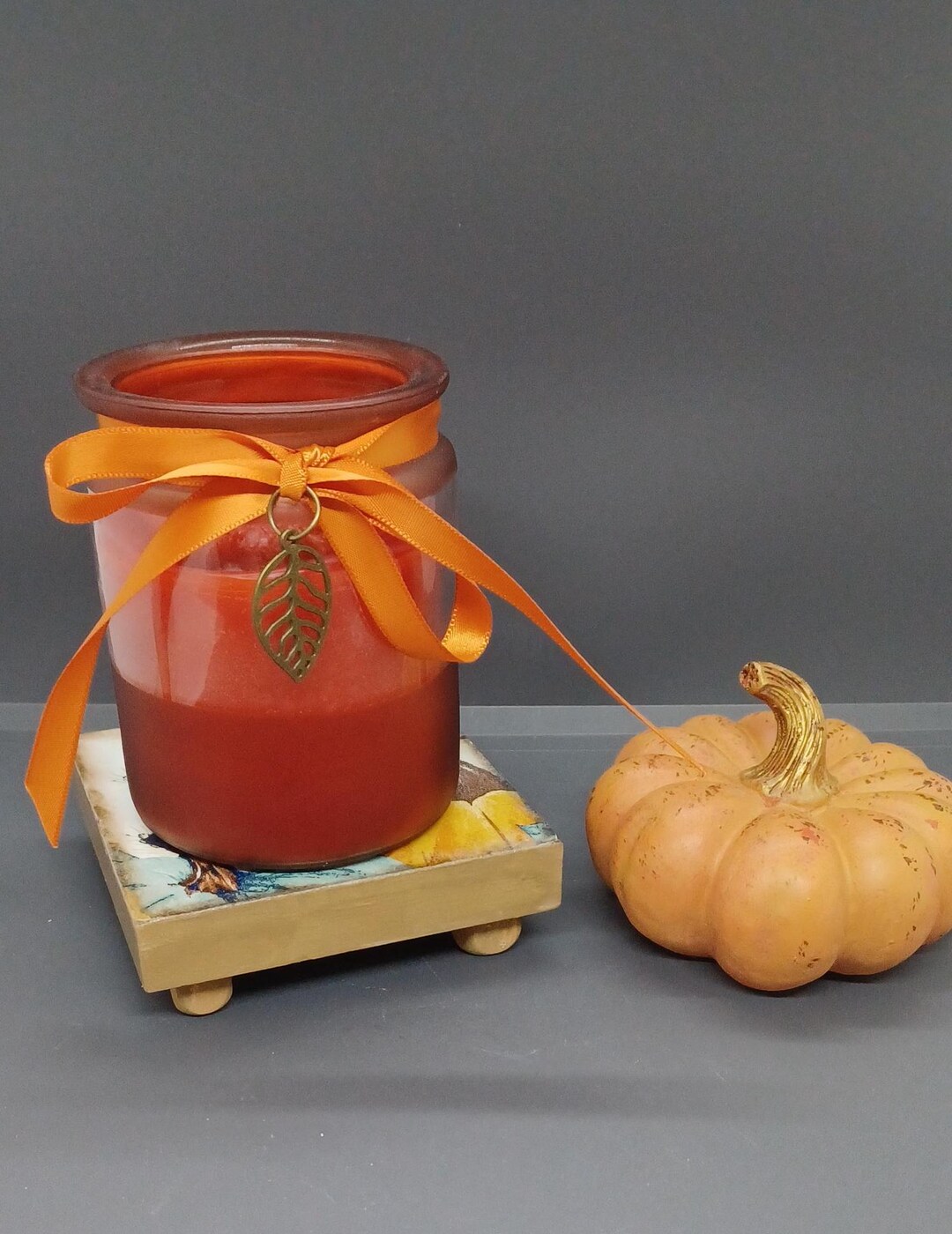Fall Candle Riser Set of 2, Candle Stand, Fall Decoration, Autumn ...