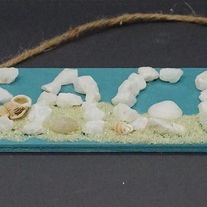 Mode Home The Beach Is My Happy Place Starfish Beach Sign For Home Decor,Vintage Beach Theme Bathroom Wall Decor Wall Art Plaque With Quot