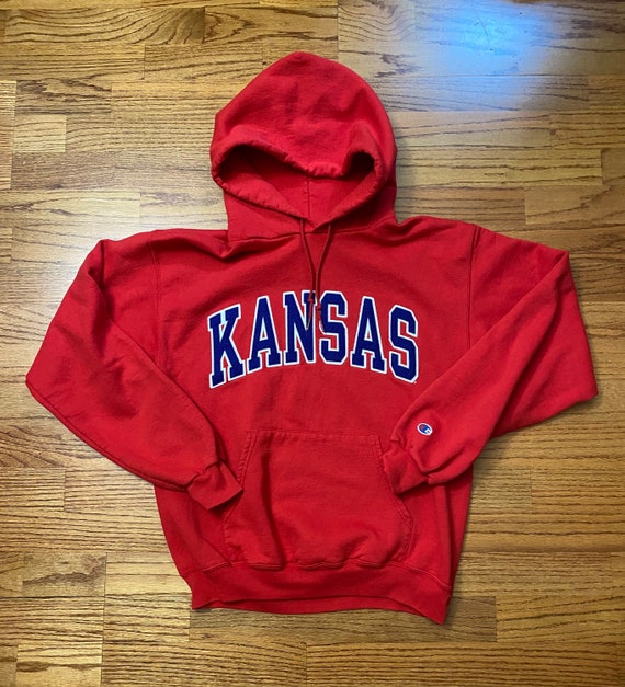 Vintage 90s Champion Kansas Hoodie