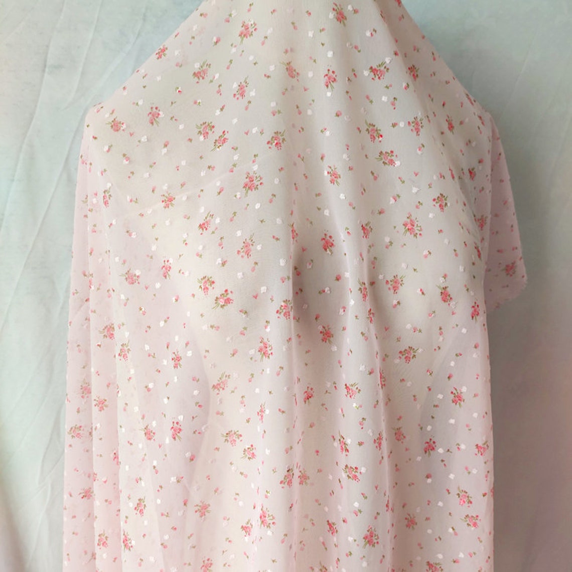 FLOWER DOT CHIFFON TOP main image 0