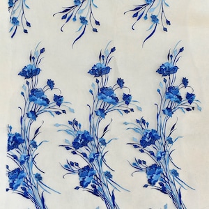 33*130cm Big size Floral embroidered Appliques ,8 colors embroidery applique patch,lace flower,lace applique crafts,Dress DIY