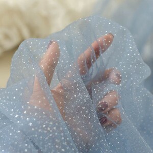 8 Colors soft tulle lace fabric for doll dress, baby prom, wedding gown, bridal veil