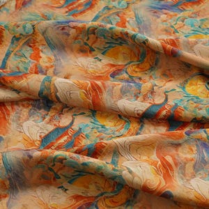 yellow printed floral satin fabric jacquard flower soft fabric for girl dress,summer dress,doll dress,backdrop decor