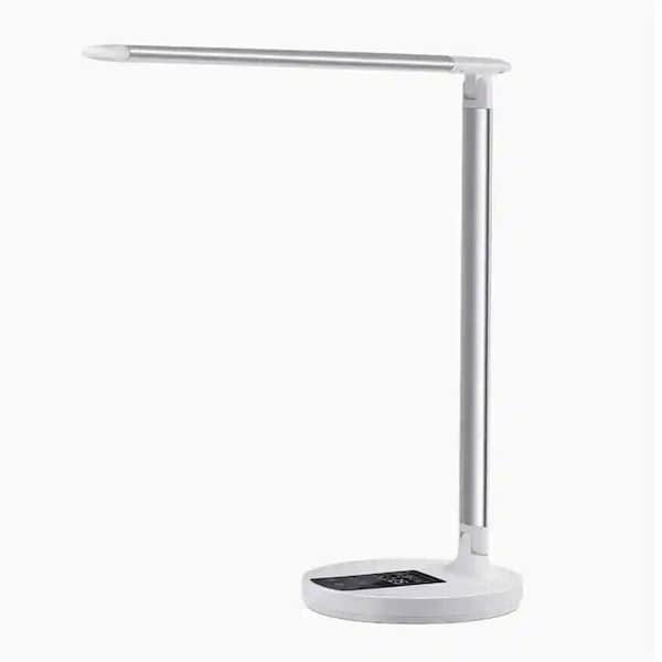 Desk Lamp Light LED Table Dimmable Alarm Calendar Thermometer 5 Mode USB 180  Flexible Lamp Arm Touch Sensor Switch