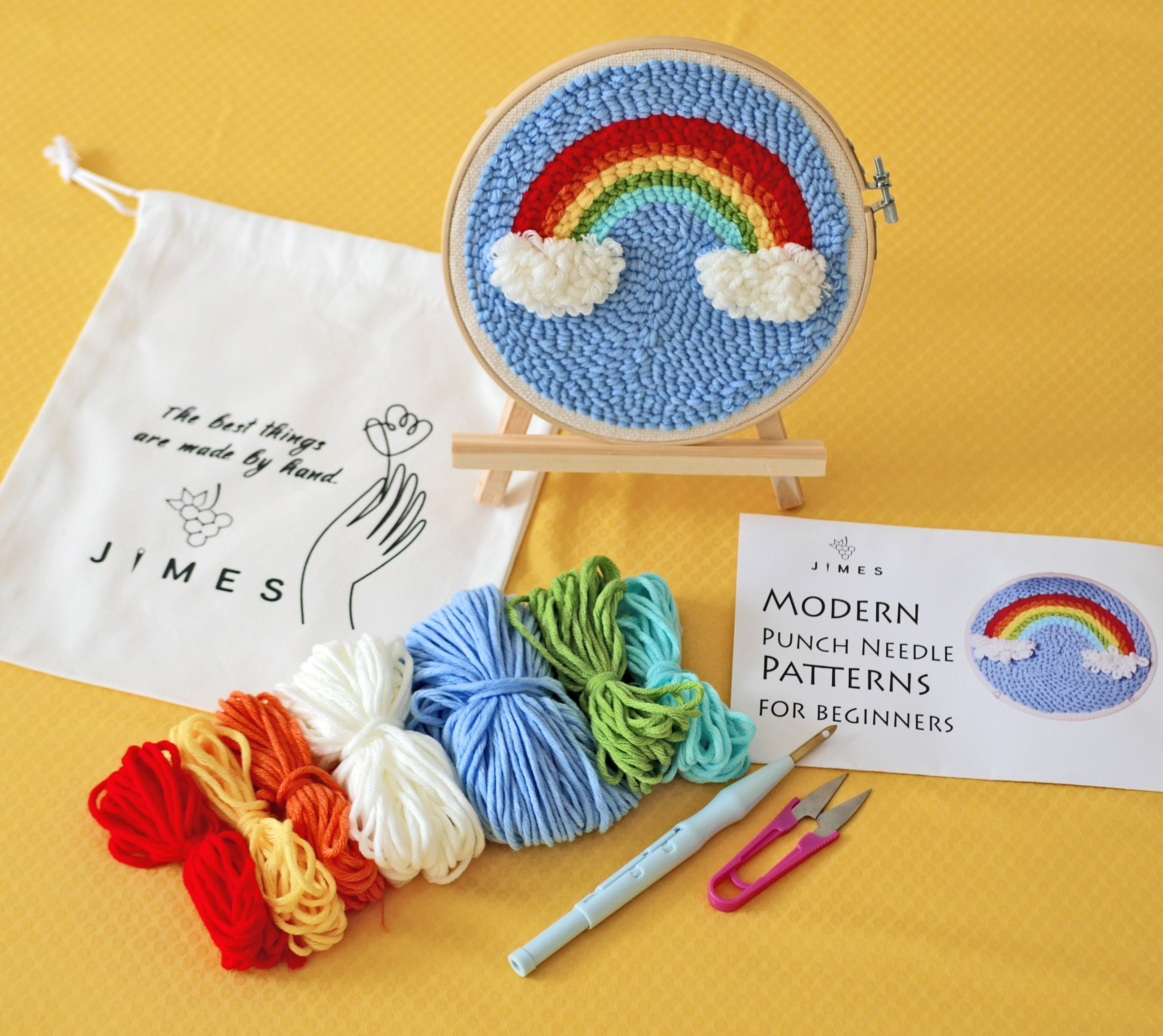 Beginner Punch Needle Kit DIY Set Embroidery DIY Kit Punch Etsy
