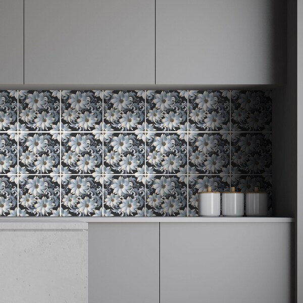 Kitchen Tile Stickers Etsy