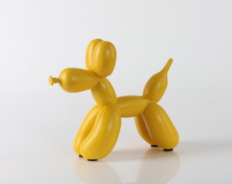 SALE - Yappiedogs™ Official Matte Yellow Banana Edition Balloon Dog Home Decor Sculpture Ornament Pop Art Gift Box