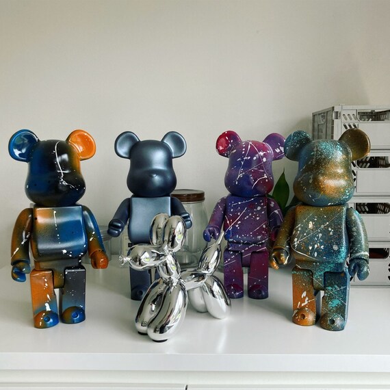 Bearbrick 400 Custom Hand Customised Paint Splash / Action Etsy