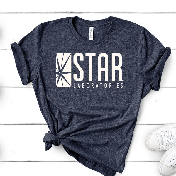 star labs the flash tshirt // barry allen dc comics star laboratories unisex shirt // grant gustin, justice league superman teen nerd gift