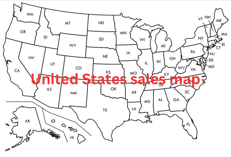United States Sales Map Printable - Il 794xN.5918119518 N75z 