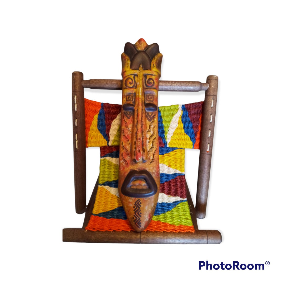 Tribal, Wall Mask, Handmade Wall Décor, Wall Hanging, Wall Art Etsy