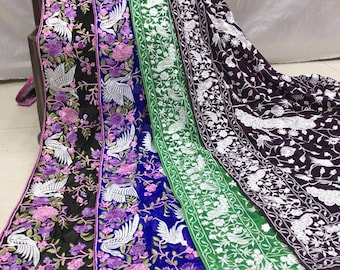 New Parsi Gara Dupatta in Gerogette for every occasion.