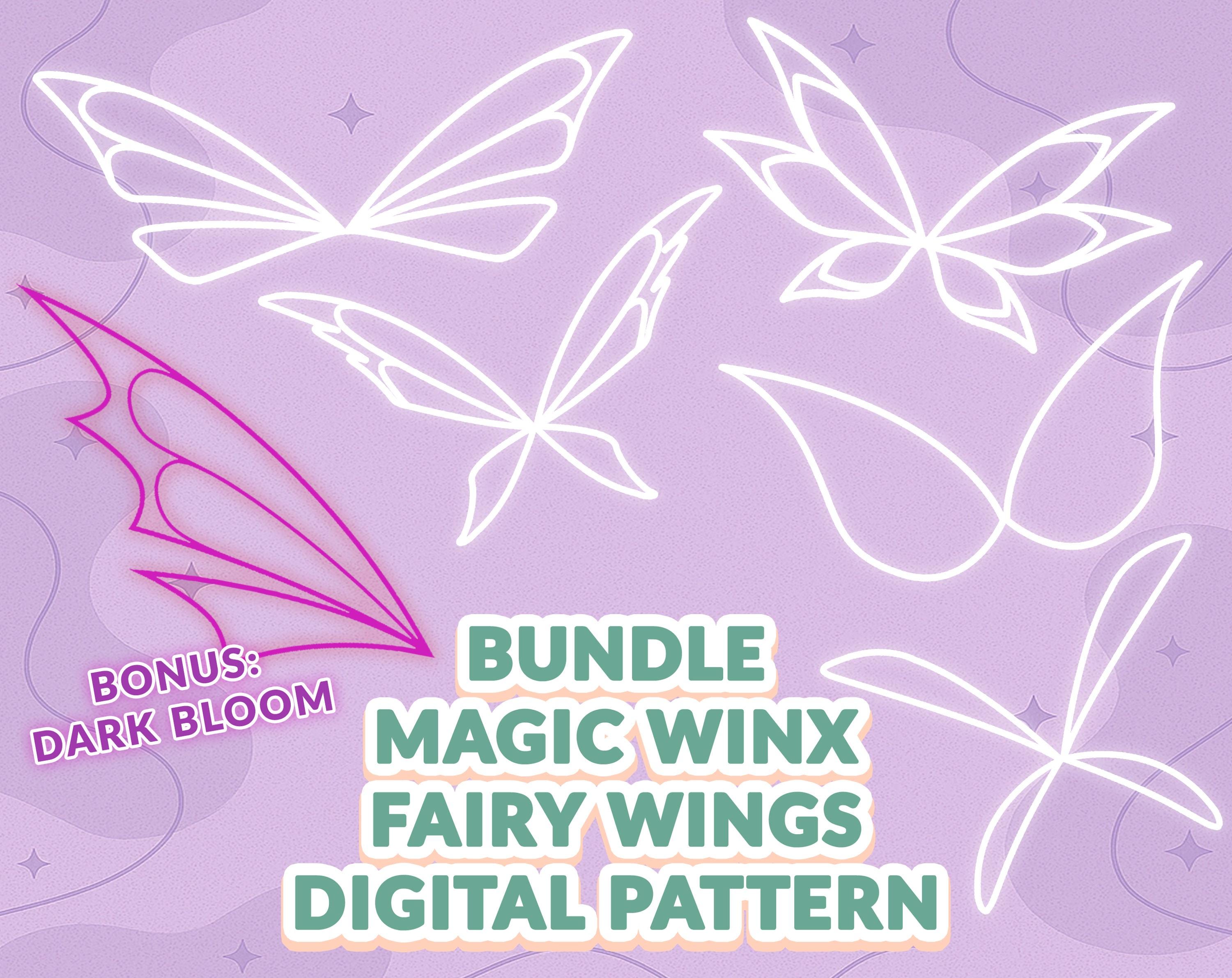 DIGITAL PATTERN - Magic Winx Wings (winx Club) - Cosplay, Costume