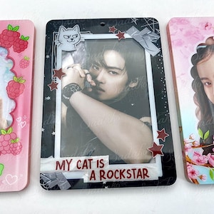 Portafoto "My Cat is a Rockstar", portafoto K-Pop in acrilico