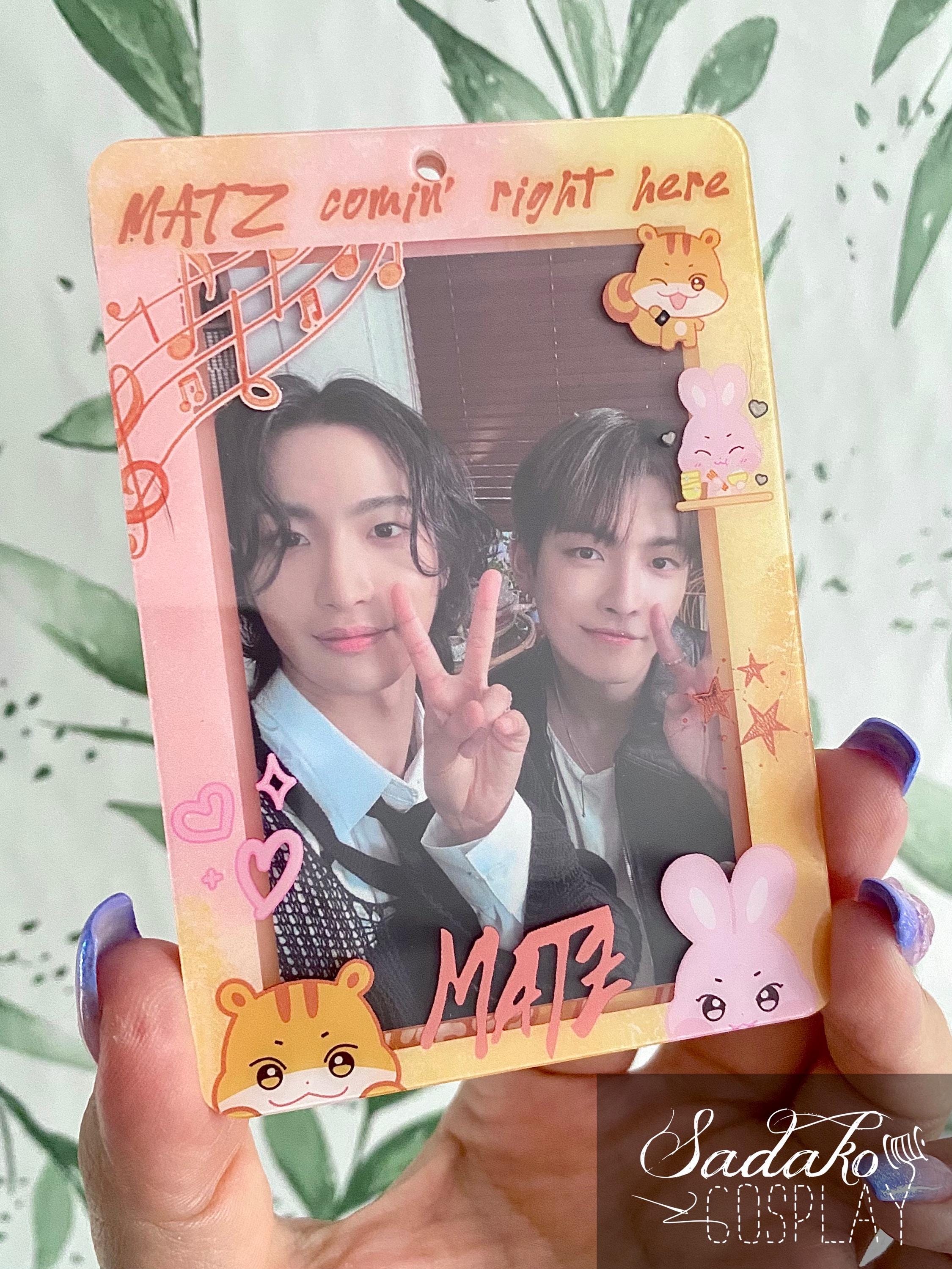 Matz Photocard Holder, Ateez K-pop Photocard Holder Acrylic