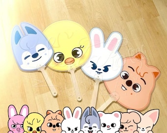 SKZOO Picket Hand Fan, Stray Kids SKZ K-Pop Concert merchandise