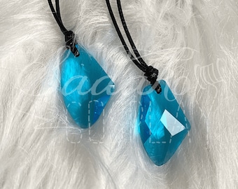 Mermaid Inspired Turquoise Moonstone Necklace, H2O Mako Mermaids