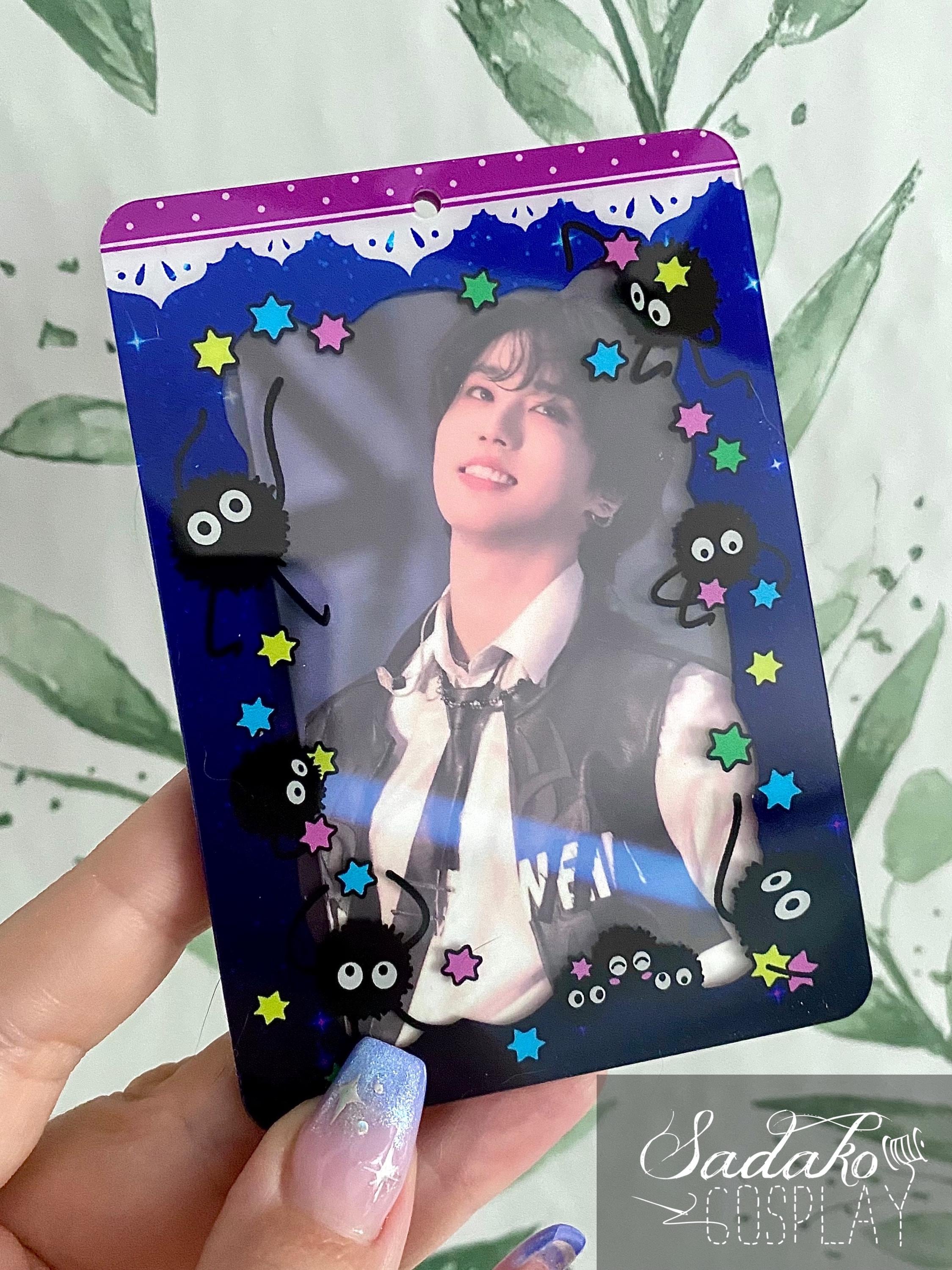 Susuwatari Soot Spirit K-pop Photocard Holder Acrylic, Anime Manga