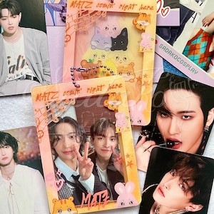 Matz fotokaarthouder, Ateez K-Pop fotokaarthouder acryl, Hongjoong Seonghwa Seongjoong