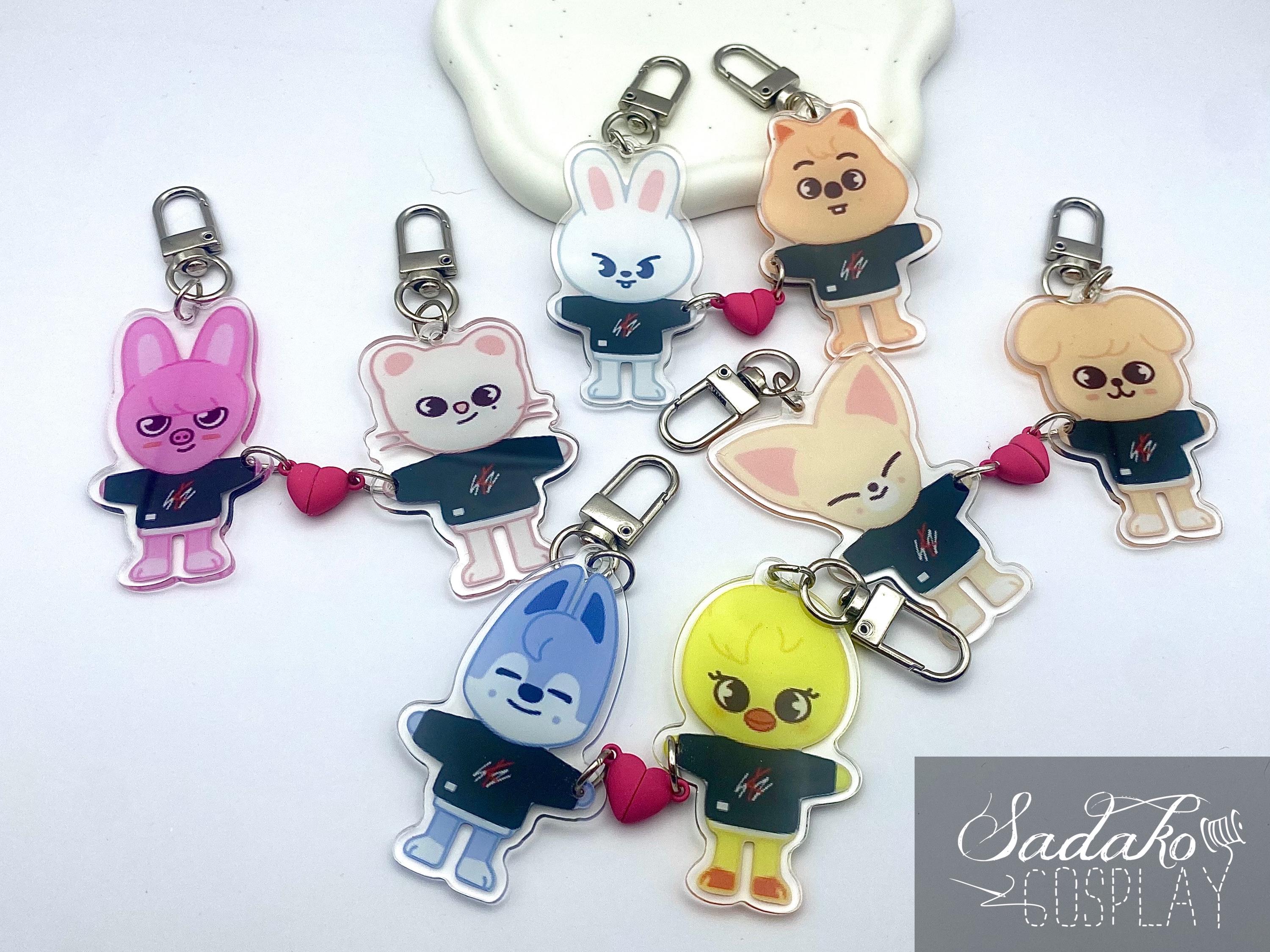 SKZOO Magnet Friendship Keychain, Stray Kids Acrylic Pendant Chibi