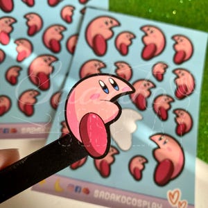 Adesivo fotografico K-Pop Nom Kirby, foglio adesivo decorativo per cartoline fotografiche, impermeabile - Stray Kids, Ateez, BTS, BlackPink, Shinee, Twice, Itzy