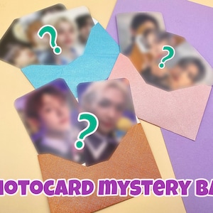 Carte photo K-Pop MYSTERY BAG - boîte surprise, carte photo K-Pop, impression d'art