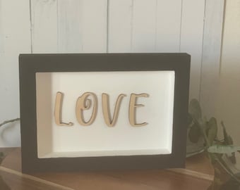 Valentine frame, Valentine décor, Valentine wood sign. farm house décor, holiday sign, Valentine sign