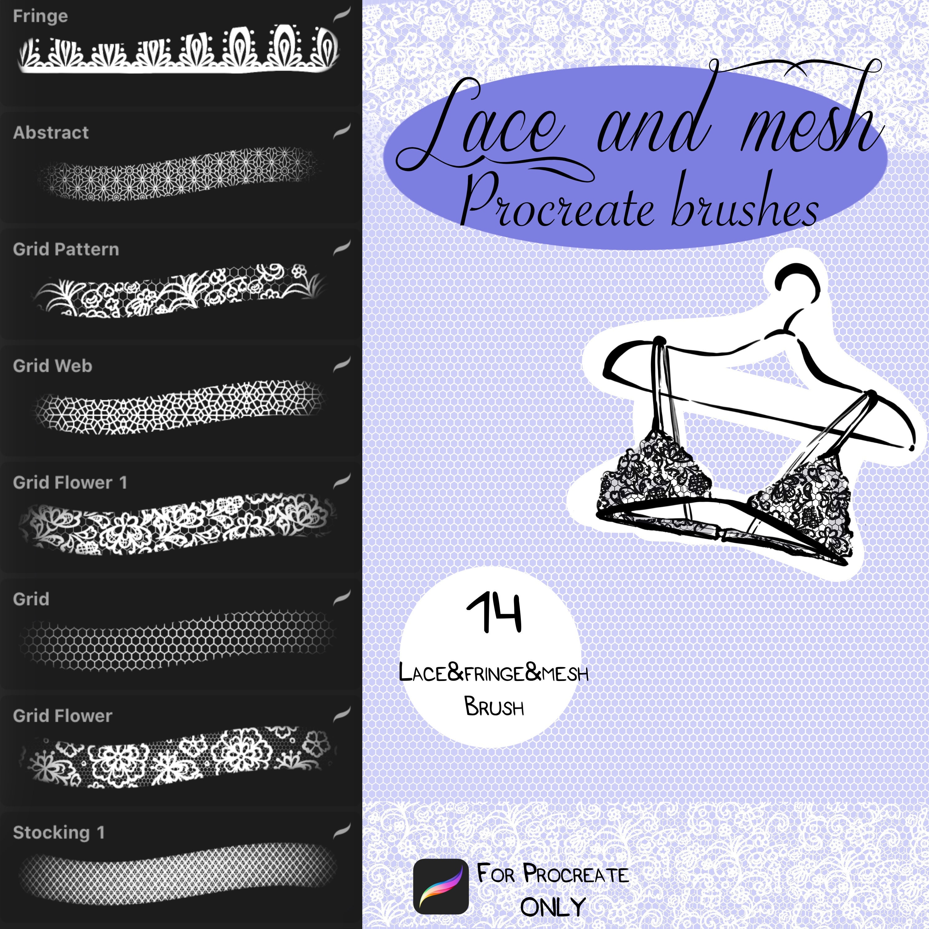 procreate lace free