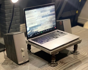 Suporte rústico para laptop (12" x 11")