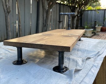 rustic laptop stand etsy