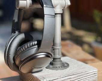 Suporte para fone de ouvido/relógio Shou Sugi Ban (cal)