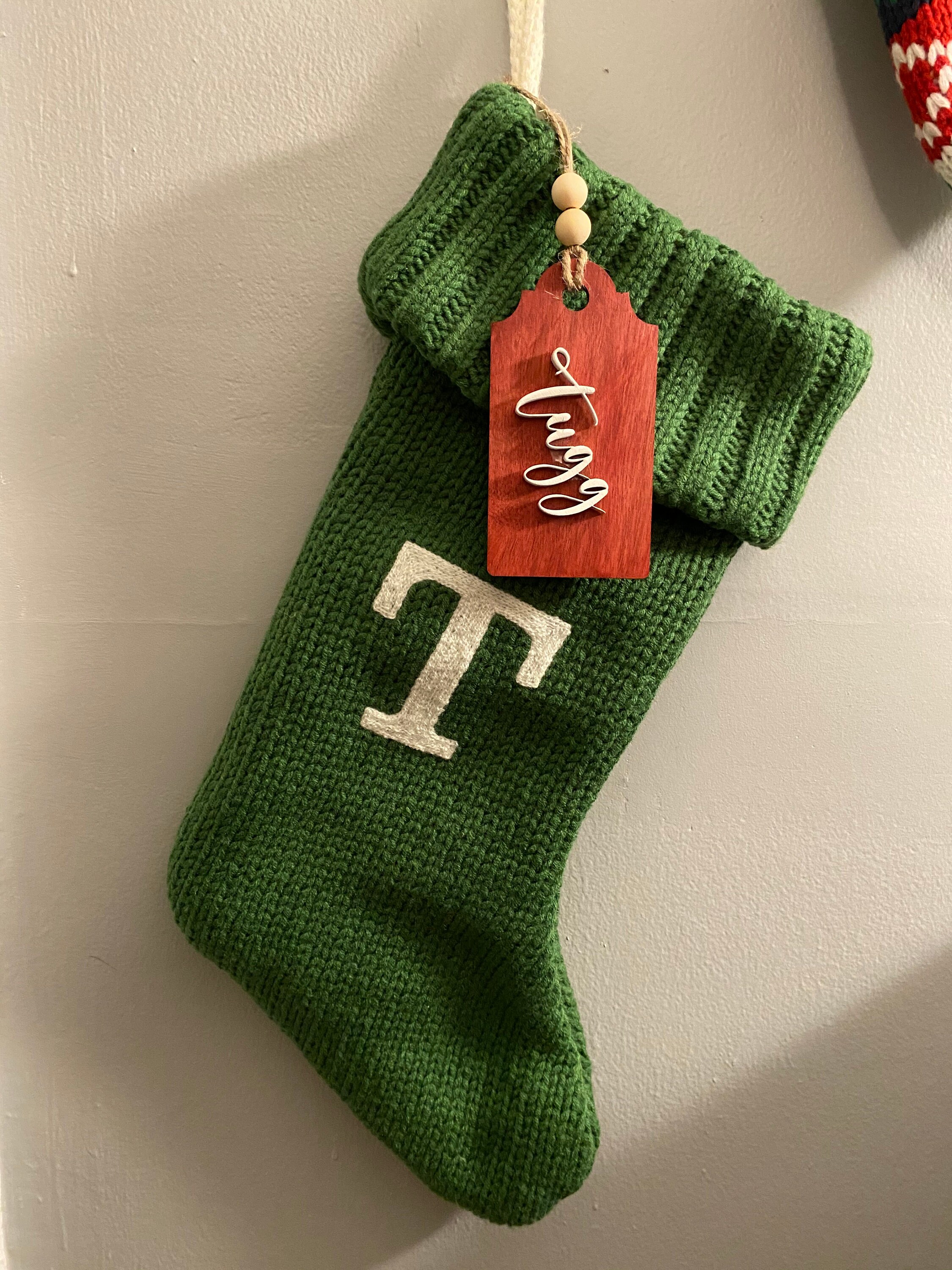 Christmas Stocking Name Tags Stocking Name Tags Stocking Etsy Hong Kong