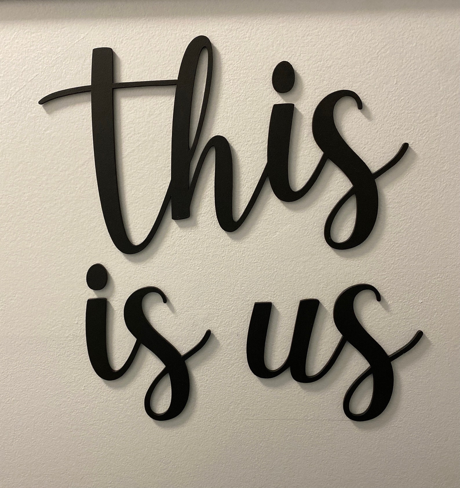 This is us lettering family decor wall art personalized Etsy Italia