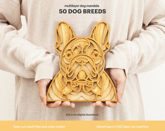 Download Dog Mandala Svg Etsy