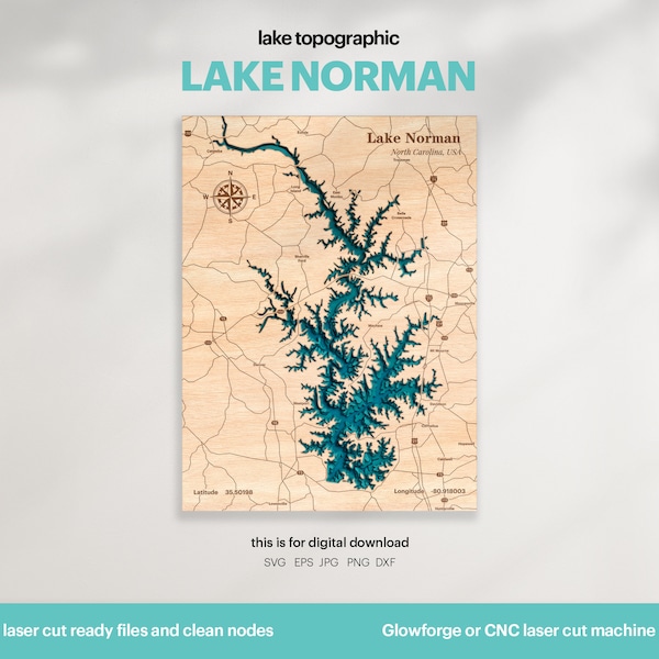 Lake Norman Svg Etsy