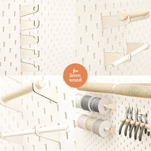 Pegboard Hook Laser Cuting File, Glowforge, File Digitale, Per Legno 3mm