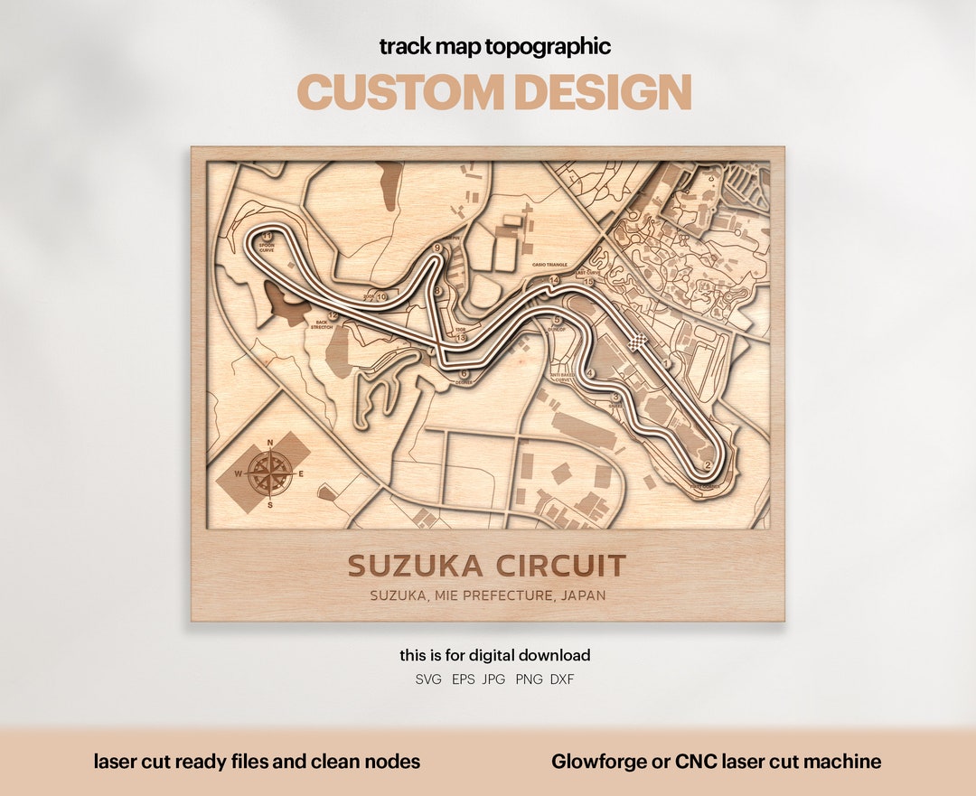 Custom Race Track SVG Racing Track Wall Art Personalized - Etsy Australia