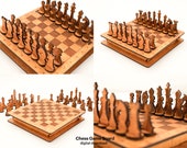 Chess Board Game SVG, Wooden Chess, Chess Board Laser Cut, Family Game, Laser cut files, Glowforge