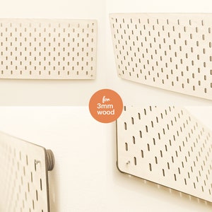 Pegboard SVG, Wooden Pegboard , Wall Pegboard, Pegboard Shelf, Peg Board, Laser Cut File, Glowforge, Digital Download, For 3mm Wood