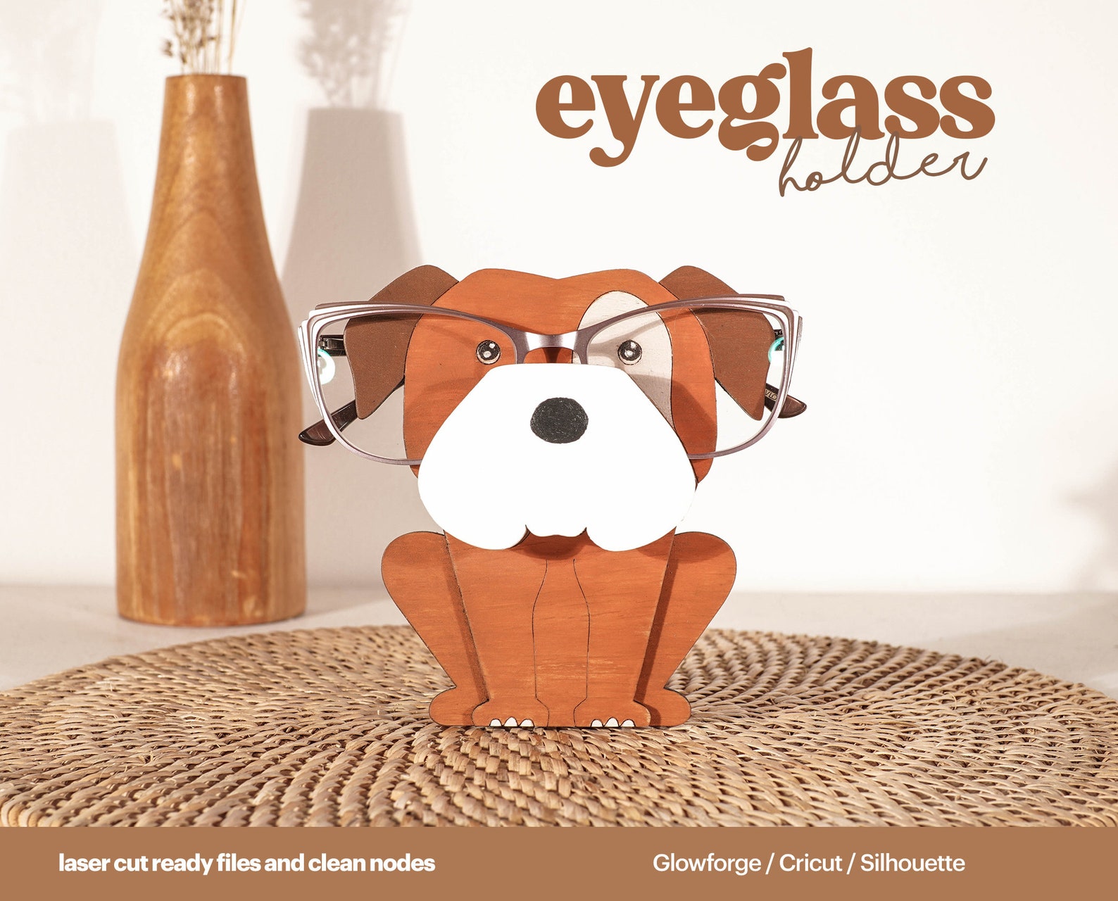 10 Dog Eyeglass Holder SVG Eyeglasses Stand Glasses Holder Etsy