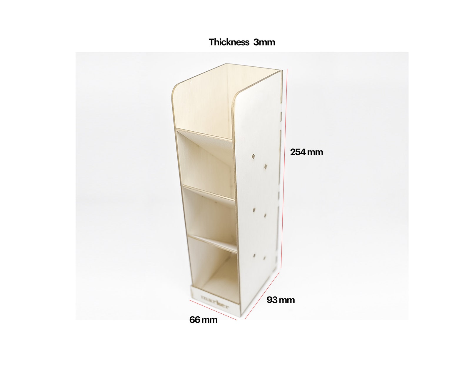 Stand Up Organizer Marker Pen Display Stand Organizer Laser Etsy