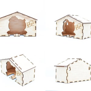Birdhouse Key Holder SVG and Laser Cut File